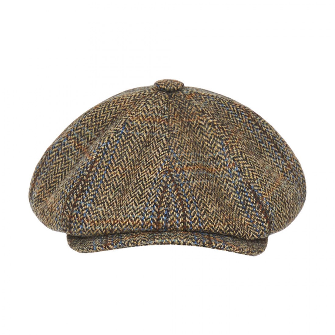 Donegal Herringbone Baker Boy Cap in Yellow | Heritage Traditions